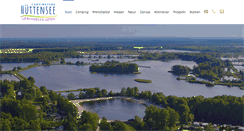 Desktop Screenshot of campingpark-huettensee.de